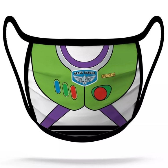 Disney Pixar Buzz Coco Up Cloth Mask Set Adult XL - Picture 5 of 6